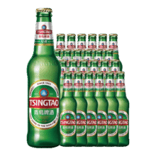 京东百亿补贴：TsingTao 青岛啤酒 经典 316ml*24瓶 整箱装94.05元 包邮（赠福禧500ml*4罐）