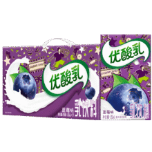 YILI/伊利 优酸乳 乳饮料 250ml 蓝莓 *24盒84.46元（合28.15元/件）