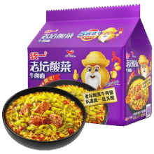 President 统一 老坛酸菜 牛肉面 方便面 *5袋11.76元（需领券，合2.352元/袋）