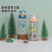 Thermos 膳魔师 露营系列TCSJ-553 Tritan材质可提吸管杯 550ml 2款￥65