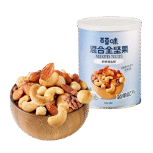 首购：百草味 每日坚果 408g（另赠品1件）21.36元包邮（需试用）