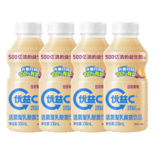 蒙牛 优益C活菌型乳酸菌饮品 330mL、4瓶45元（合11.25元/件）