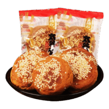 鑫炳记太谷饼【红枣味】50g*10包/500g/独立包装4.95元