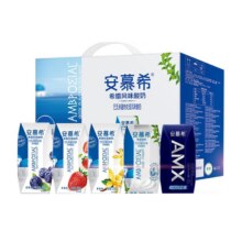 安慕希 希腊风味 酸奶 3.1g蛋白质利乐钻205g 菠萝味 12盒30.8元