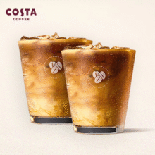 再降价：美团 COSTA COFFEE 拿铁双杯套餐（中杯）兑换券·1张单杯仅10.95元，原价72元现价21.9元