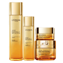 欧莱雅 护肤品 精华蜜65ml、面霜15ml225元（合45元/件）