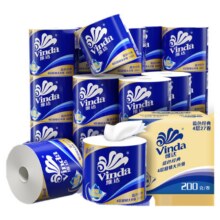 维达蓝色经典卷纸200g153.5元（合30.7元/件）