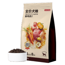 京东京造 鲜肉无谷中小型犬粮2kg 全价狗粮4斤平价成幼犬中华泰迪比熊博美41.38元/件（需买4件）