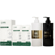 染博士 染护套装 黑茶色染膏60ml+洗发水100ml+护发素100ml26元