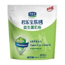 君乐宝益生菌高膳食纤维多种维生素奶粉400g袋16小条便携包装34.9元