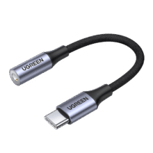 绿联 Type-C耳机转接头 UGREEN 3.5mm音频转接线-编织款15.92元（需领券）