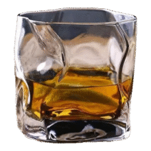 ins风扭扭玻璃杯高颜值水杯咖啡杯早餐牛奶杯酒杯 琥珀色扭扭杯 1只0.1元