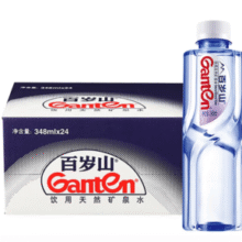 百岁山 天然矿泉水 整箱装 348ml*24瓶￥23.90