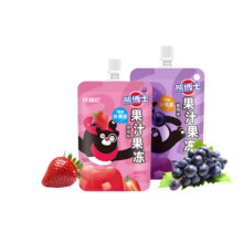 88VIP：徐福记 熊博士 果汁果冻 150g*2包*5件14.9元包邮（需领券，合2.98元/件）