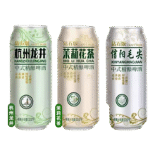 中式精酿茶啤 毛尖茶啤 500mL 1罐+同款1件5.01元包邮（合2.5元/件）