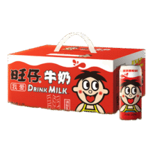 WantWant/旺仔 240ml 牛奶/乳品 礼盒装儿童早餐奶 12罐54.22元（需领券，合27.11元/件）