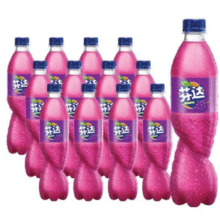 Coca Cola 可口可乐  芬达 葡萄/西瓜/蜜桃味汽水 500ml*12瓶￥23.90 9.2折 比上一次爆料上涨 ￥7.1