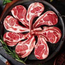 法式羊排战斧羊排羊肋排新鲜烧烤烤肉 法式战斧羊排* 1斤50元 (券后省84)
