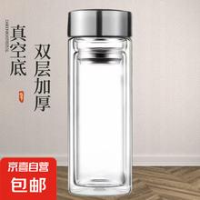 京喜 高硼硅双层玻璃杯330ml 1只1.9元