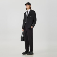 卡宾 休闲西服 B2233133005 煤黑色01 L/50/175106.55元