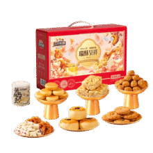 三只松鼠 8款中式糕点礼盒1000g15.74元包邮（需试用）