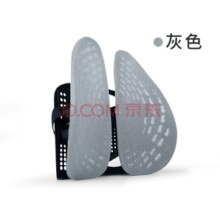 JYR 腰靠办公室 久坐靠垫 人体工学 汽车腰靠座椅护腰靠 灰色￥49.90
