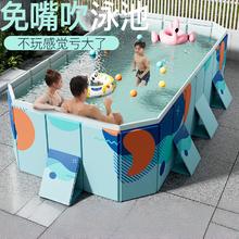 格威奈 儿童游泳池家用免充气可折叠式户外游泳池大型戏水池加厚支架成人157元