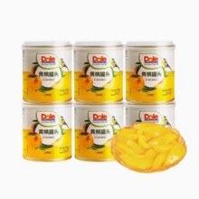 DOLE 都乐 黄桃/橘子水果罐头 312g*6罐29.9元包邮