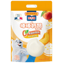 百吉福（MILKANA） 棒棒奶酪儿童奶酪棒 酸奶味+黄桃椰果果粒 500g/25支装24.9元（需领券）