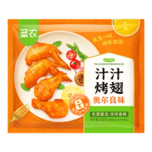 圣农 奥尔良汁汁烤翅 300g 3对翅 小食空气炸锅美食*4件50.74元（合12.69元/件）