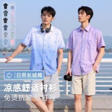 Artsdon/阿仕顿2025夏季新款高端休闲百搭品质轻商务短袖衬衫男士10.9元（需领券）