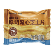 飞鹤Supernova厚切流心芝士片原味192g/8片  汉堡三明治泡面 早餐奶酪16.9元（需领券）