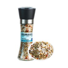 鲨鱼菲特 柠檬黑胡椒海盐混合调味料 120g*1瓶7.16元，折3.58元/件