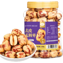 首购：山味情 去皮去核红枣350g4.84元包邮（需试用）