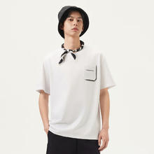 20点开始：gxgjeans 25年夏新款 圆领简约口袋个性印花T恤 三色可选55元