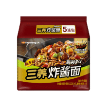 三养 炸酱面 122g*5袋18.9元（需领券）