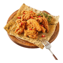 圣农 脆皮炸鸡川辣味750g 半成品24.9元