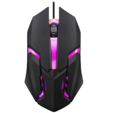 文凌 X-1 高敏炫彩发光游戏鼠标2.4元