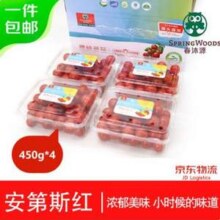 京鲜生＆春沐源 樱桃番茄 安第斯红散粒 450g*4盒23.9元包邮