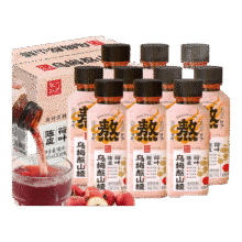 轻上 0脂肪陈皮荷叶乌梅熬山楂饮品瓶装 245ml 10瓶*2件56.21元（合2.81元/瓶）