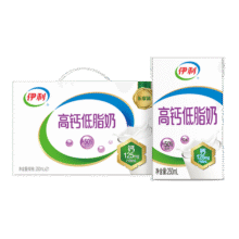 伊利高钙低脂牛奶250ml*21盒 早餐搭档脂肪减半牛奶整箱 5-6月 250ml*21盒/箱49.8元 (券后省10)