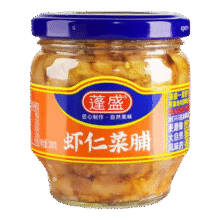 首购：蓬盛 虾仁菜脯180g2.4元包邮（需试用）