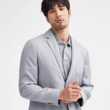 清仓！SEPTWOLVES七匹狼 男士针织肌理感西服外套￥82.20