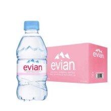 法国进口evian依云天然矿泉水500ml/330ml*24瓶整箱装饮用水52.9元