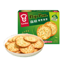 嘉顿 香葱薄饼干 308g 28包15.91元
