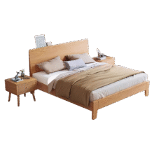 国补：THAISEN 实木床 150*200cm1104.15元（需领券）
