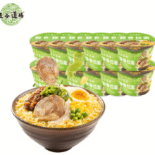 五谷道場非油炸方便面豚骨拉面100g*12桶￥22.90