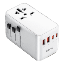 绿巨能（llano）转换插头全球通用 PD100W氮化镓237.81元