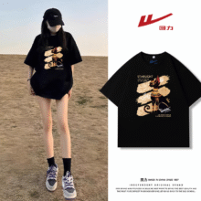 回力（Warrior）纯棉短袖T恤女2025夏季潮流设计感小众宽松百搭运动透气休闲上衣38.51元