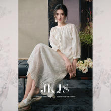 JK&JS 花深里 女士新中式连衣裙 JKM5032248305元